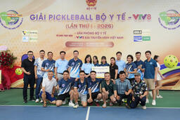 Đôi nam CDC Hải Phòng đoạt giải nhì giải Pickleball Bộ Y tế- VTV8