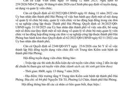 159 Thông báo triệu tập thí sinh ôn tập tham gia xét tuyển vòng 2