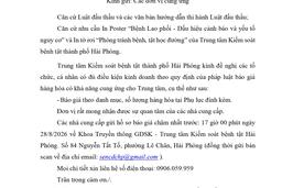 2087 Thư mời báo giá sản xuất tài liệu truyền thông