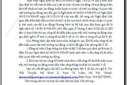 Công văn số 454/SKCĐ-LĐ  ngày 30.5.2025 vv tổ chức công bố đủ điều kiện thực hiện QTMTLĐ tháng 5 năm 2025