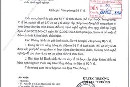 Công văn số 514/PB-SKCĐ&LĐ  ngày 10.6.2025 vv cập nhật và công bố các cơ sở y tế được cấp phép khám bệnh, chữa bệnh nghề nghiệp